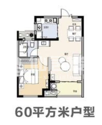 急售！烟雨苑-1室-60平-53万-5楼！有其他楼层供选！